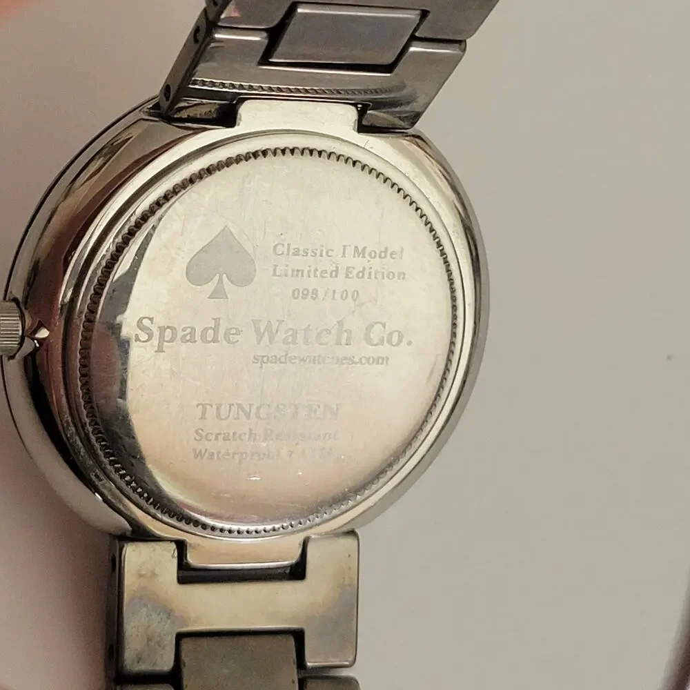 Spade Watch Co. Tungsten Classic I Model Limited Edition 098/100 Sapphire Watch